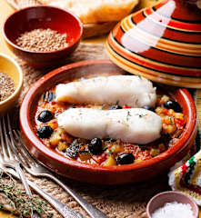 Tayín de bacalao