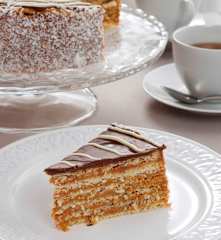 Milhojas de dulce de leche