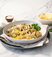 Mushroom risotto