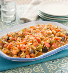 Alboronía de calabaza y berenjena