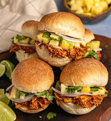 Mini tortas al pastor