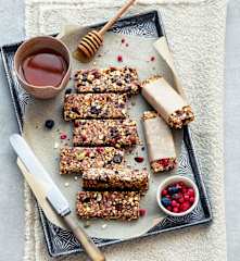 Barrette energetiche ai cereali e frutta secca