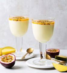 Dessert à la Mangue et au Fruit de la Passion