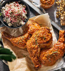 Ayam Percik and Nasi Ulam