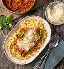 Mì Ý Sốt Thịt Bò Băm