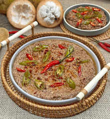 Sinantolan (Cotton fruit in coconut milk)