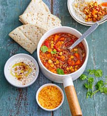 Ragoût de bœuf et patate douce à la mexicaine