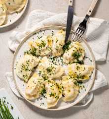 Pierogi (Cheese dumplings)