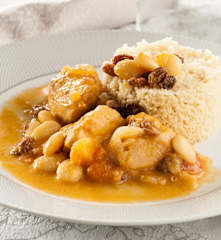 Pollo al estilo marroquí con cuscús (Melilla)