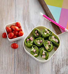Green Eggs and Ham Roll-Ups