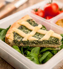 Crostata salata di spinaci