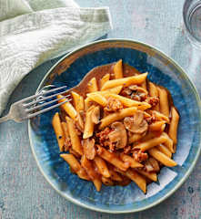Pâtes à la sauce tomate et au chorizo