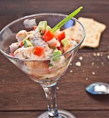 Ceviche de camarón