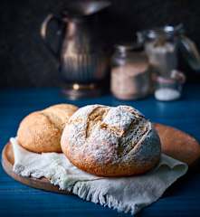 Pan de centeno con masa madre