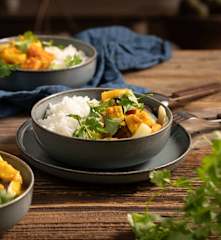 Curry warzywne z ryżem
