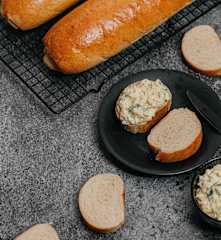 Veka s vajíčkovou pomazánkou