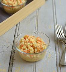 Coleslaw con aderezo de mostaza y miel