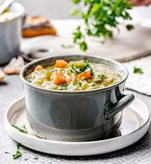 綜合蔬菜通心粉湯