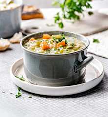 Taneli Sebze Çorbası