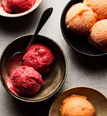 Sorbet aux fruits