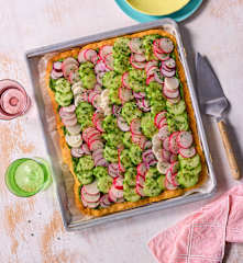 Schnelle Frühlings-Focaccia