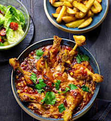 Drumsticks in BBQ-Chili