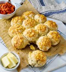 Käse-Hafer-Brötchen