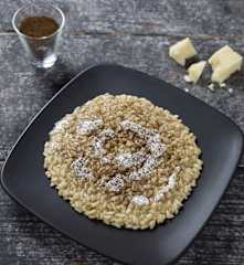 Risotto caffè e burrata