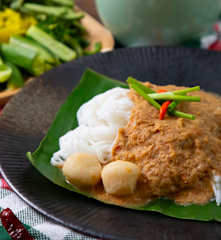 ขนมจีนน้ำยาป่า