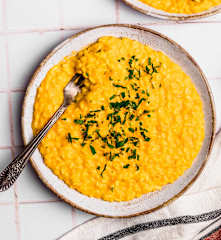Risotto de ají amarillo