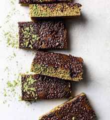 Barrette di avena al matcha