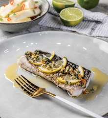 Corvina al ajillo