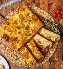 Fluffy Overnight Focaccia