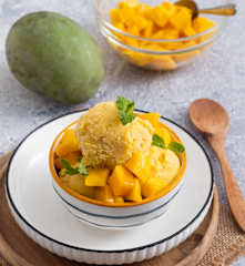 Sorbet Kefir Mangga