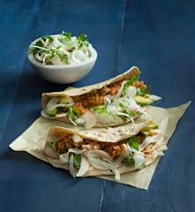 Pulled pork with apple and fennel salad