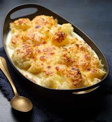 Coliflor con bechamel