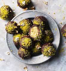 Boules au chocolat et à la pistache Dubaï