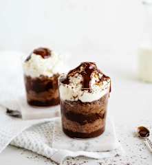 Salted Caramel and Chocolate Mousse