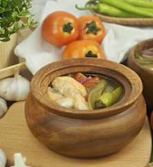 Sinigang na salmon fillet