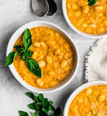 Porotos granados con mazamorra