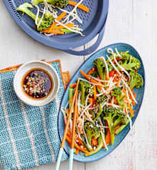 Poêlée de légumes croquants, sauce asiatique