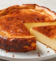 Gâteau au fromage brûlé Basque