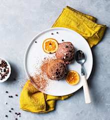 Gelado de chocolate