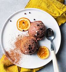 Glace au chocolat
