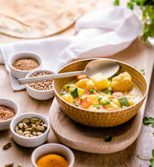 Curry de légumes indien