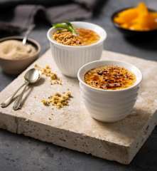 Rice pudding with caramelised sugar