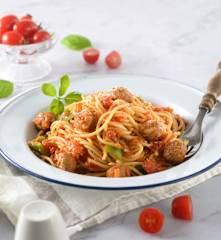 蕃茄辣味香腸義大利麵