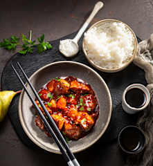 Beef und Birne, sweet 'n' spicy