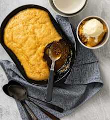 Golden syrup pudding