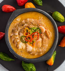 Encocado de mariscos